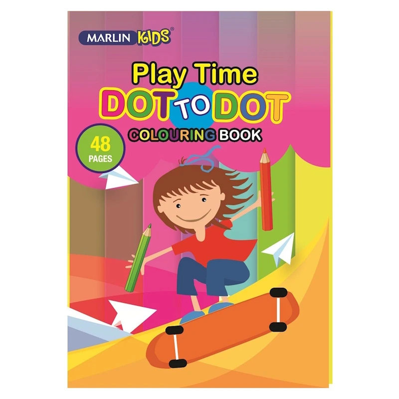 Marlin Kids Playtime Dot to Dot Colouring Book (48 pages)
