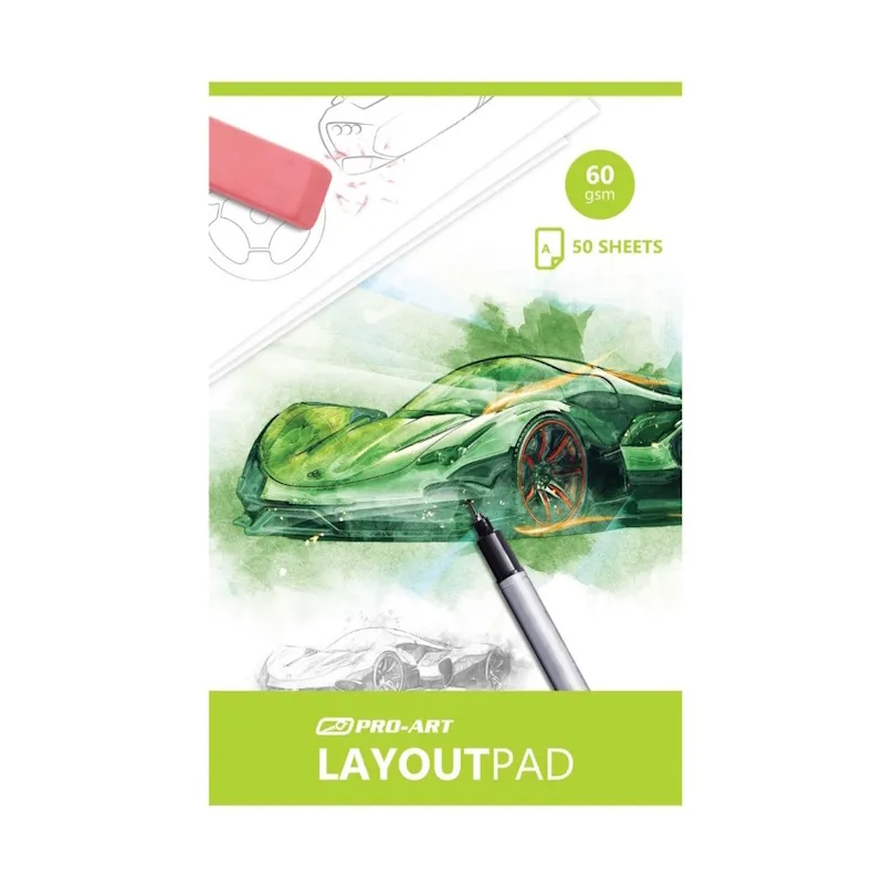 Pro-Art Layout Pad A4 60gsm (50 sheets)