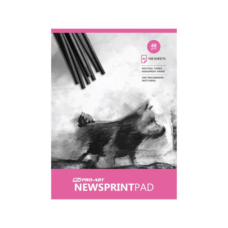 Pro-Art Newsprint Pad A4 48gsm (100 sheets)