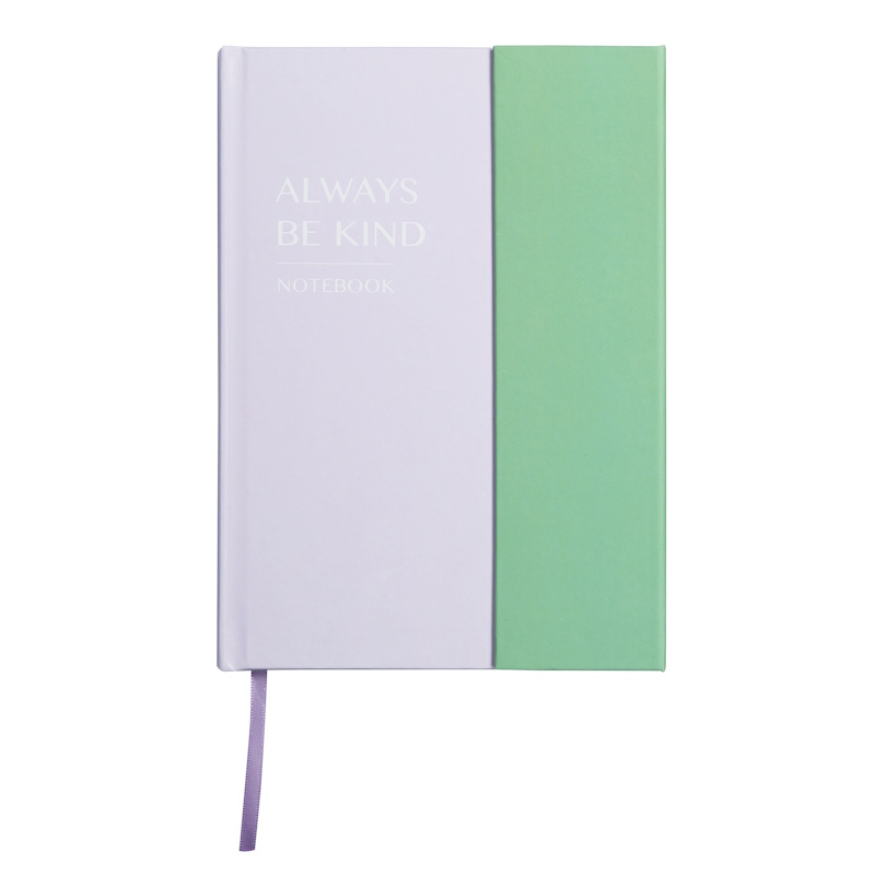 Colour Me Vibes Hard Cover Ruled Notebook Always Be Kind A5 (64 sheets) (7936)