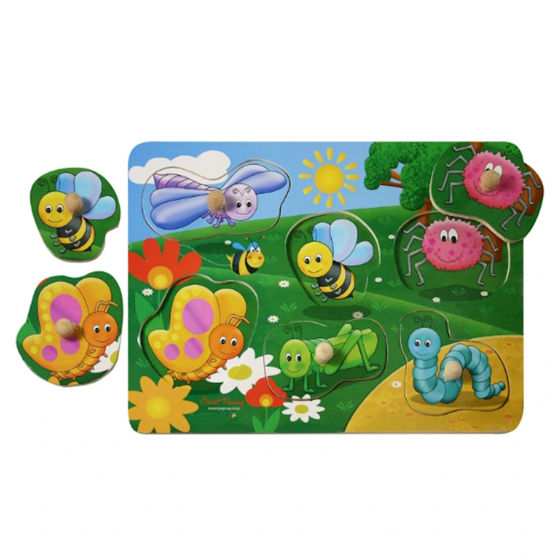 Bugs Peg Puzzle (7 piece)