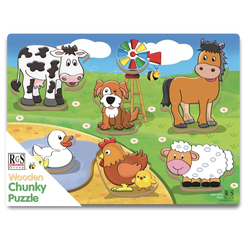 Farm Chunky Puzzle (8 piece)