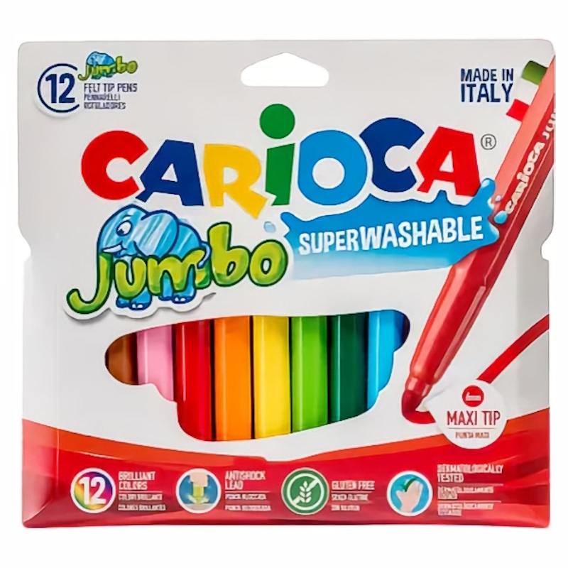 Carioca Jumbo Fibre Pens (12)
