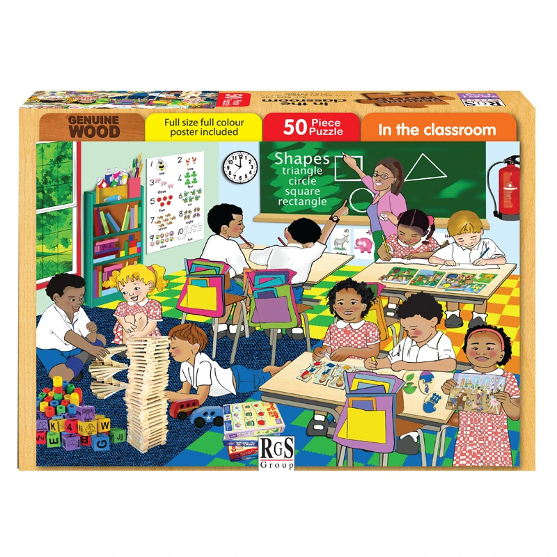 In the Classroom Wooden Puzzle (50 pieces)