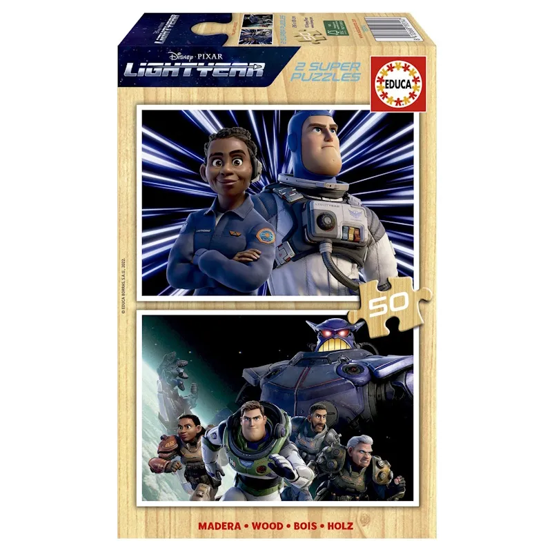 Lightyear Wooden Puzzle (2 x 50 pieces)