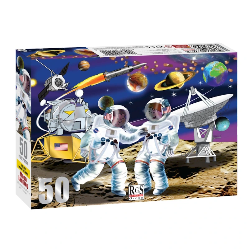 Moonlanding Cardboard Puzzle (50 pieces)