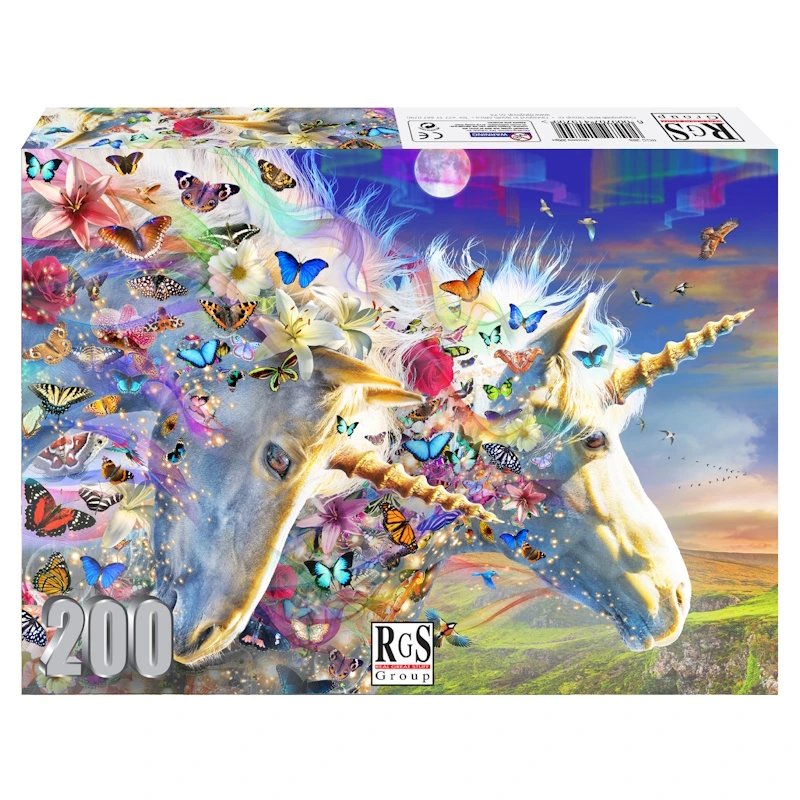 Unicorn Cardboard Puzzle (200 pieces)