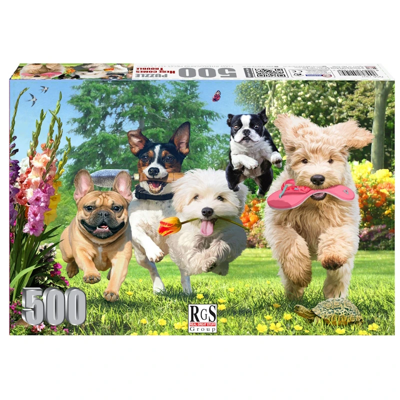 Here Comes Trouble Cardboard Puzzle (500 pieces)