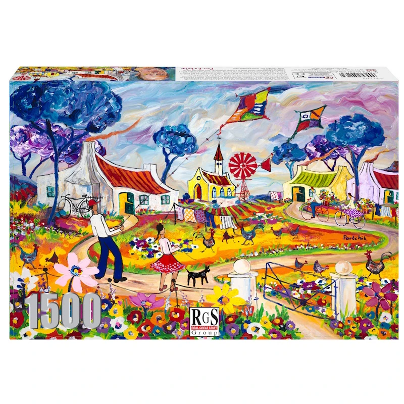 Kites by Portchie Cardboard Puzzle (1500 pieces)
