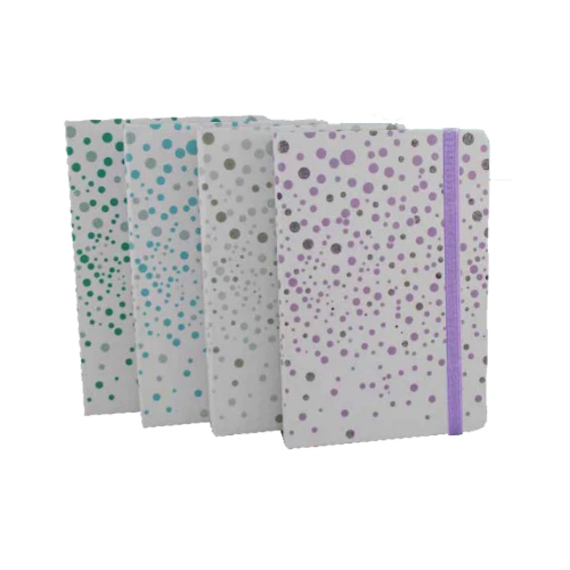 Donau Journal A5 (spot glitter) (192 lined cream pages)