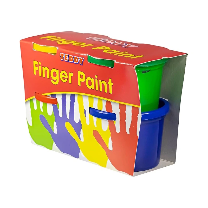Dala Teddy Finger Paint (4 x 100ml)