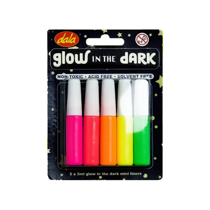 Dala Glow in the Dark Mini Liners (5 x 5ml)