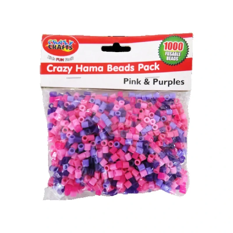 Crazy Hama Beads (pink & purple)