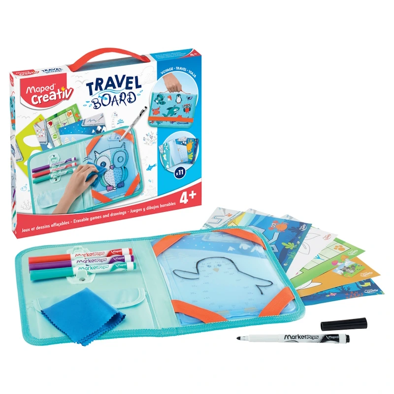 Maped Creativ Travel Board Erasable Games & Drawing