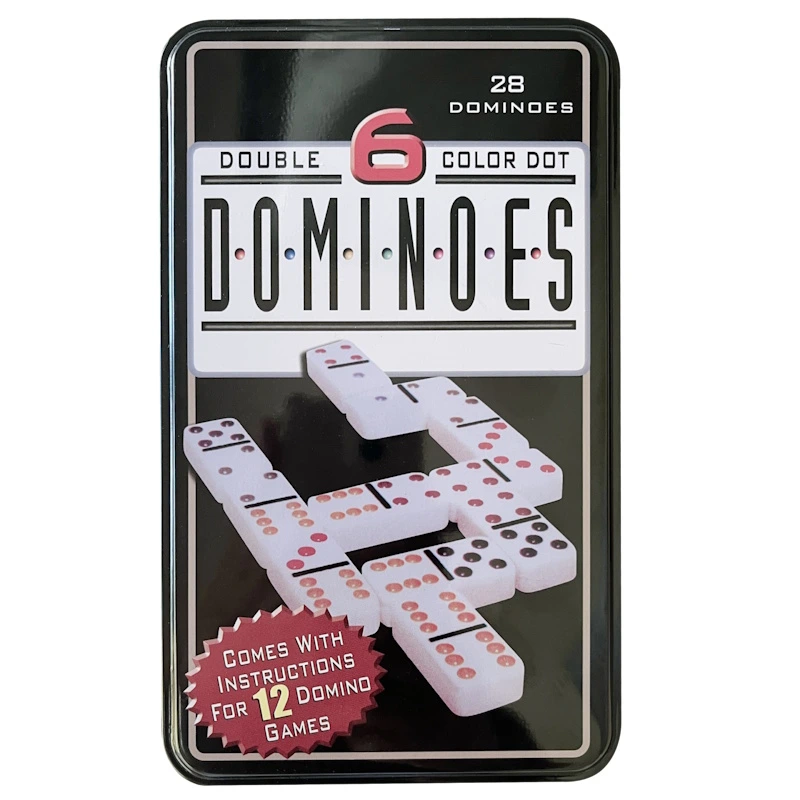 RGS Double 6 Domino Tin Set
