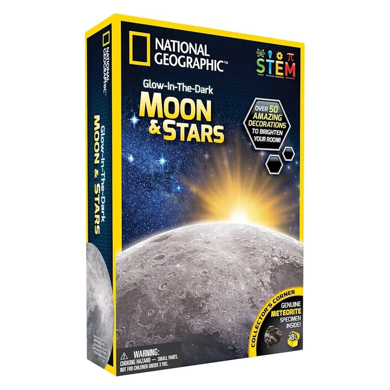 National Geographic Glow in the Dark Moon and Stars