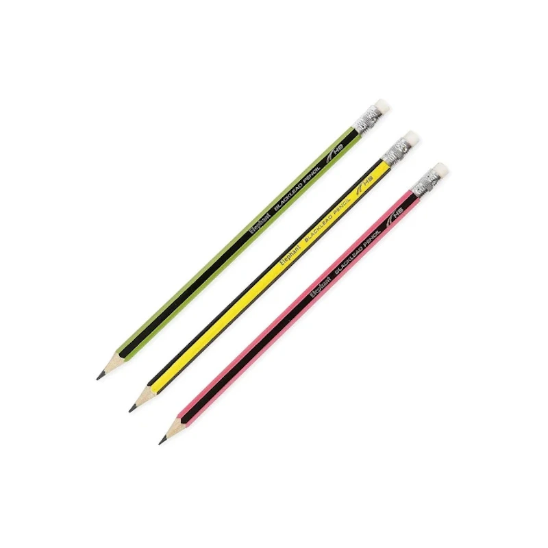 Adel Black Lead Pencil with Eraser HB (each)