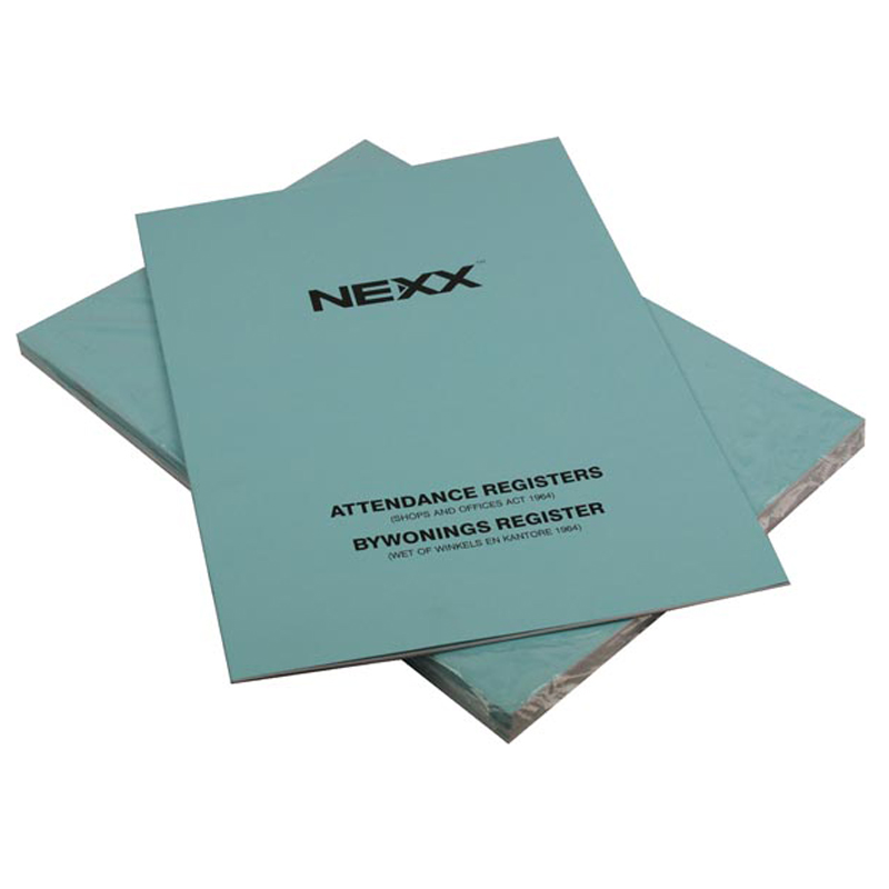 Nexx Attendance Register A4 (14 pages)