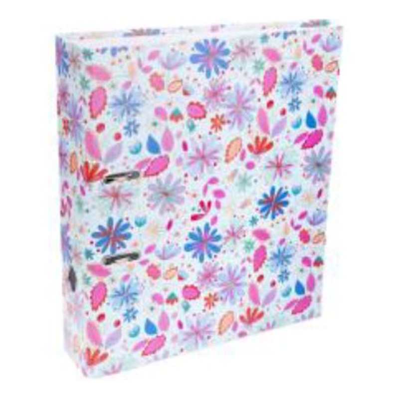 Turnowsky Lever Arch File A4 70mm (blue flowers) (TL2303)