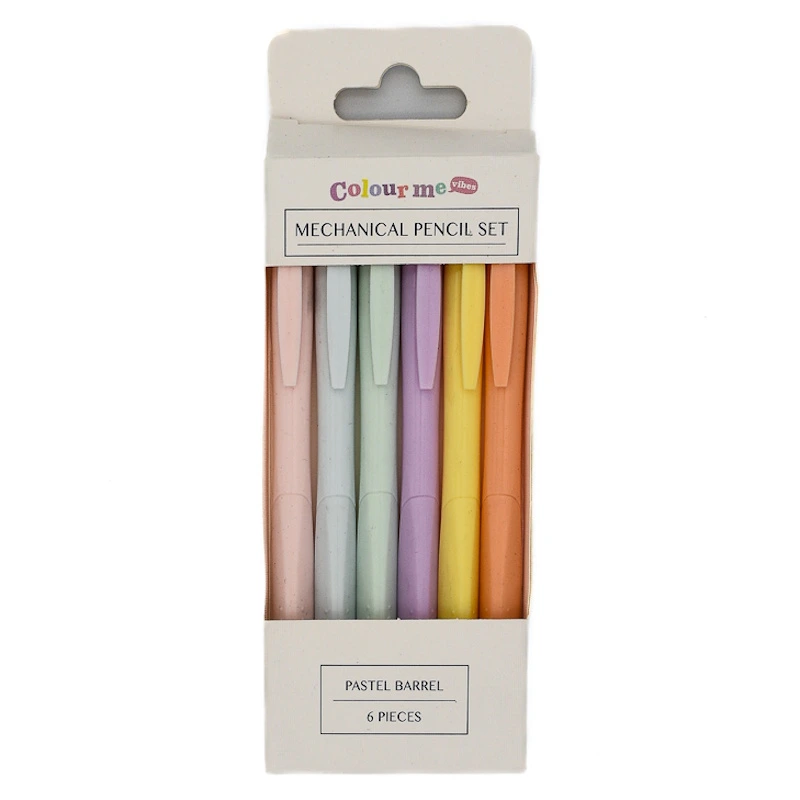 Colour Me Vibes Mechanical Pencil Set 0.7mm HB (6) (8117)