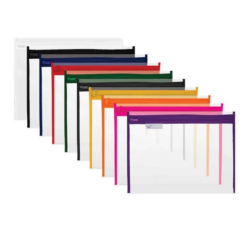 Trefoil PVC Book Bag with Zip