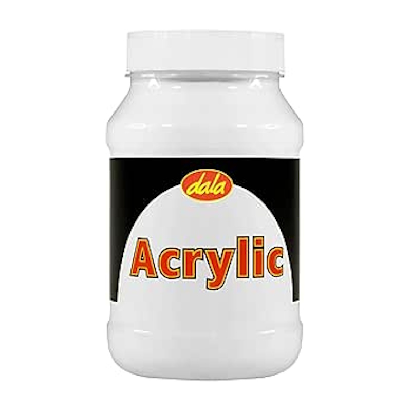 Dala Acrylic Paint (titanium white #101) (1lt)