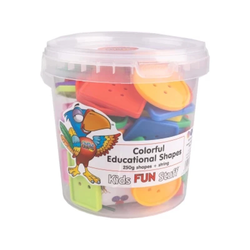 Crazy Craft Educational Shapes Bucket