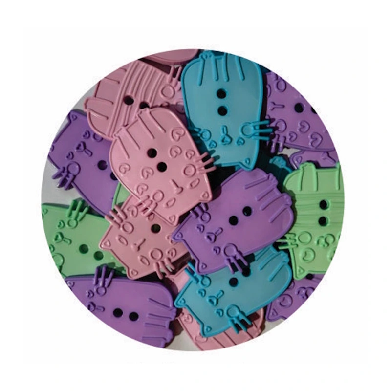 Crazy Craft Button Bags (cute cats)