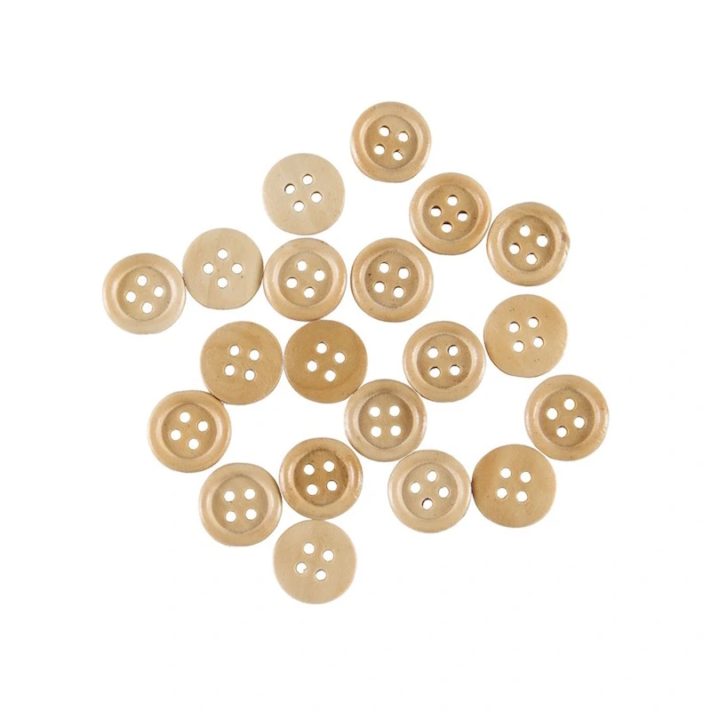 Dala Wooden Natural Buttons (20)