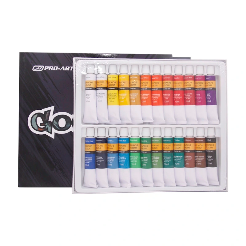 Pro-Art Gouache Paint Set (24 colours)