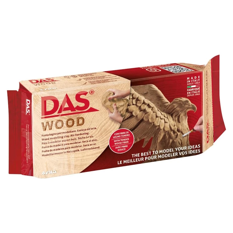 DAS Air Drying Clay 350g (wood)