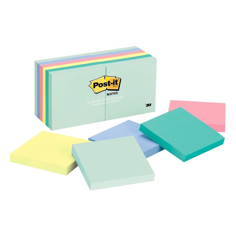 3M Post-it Notes 73mm x 73mm (Marseille) (12)