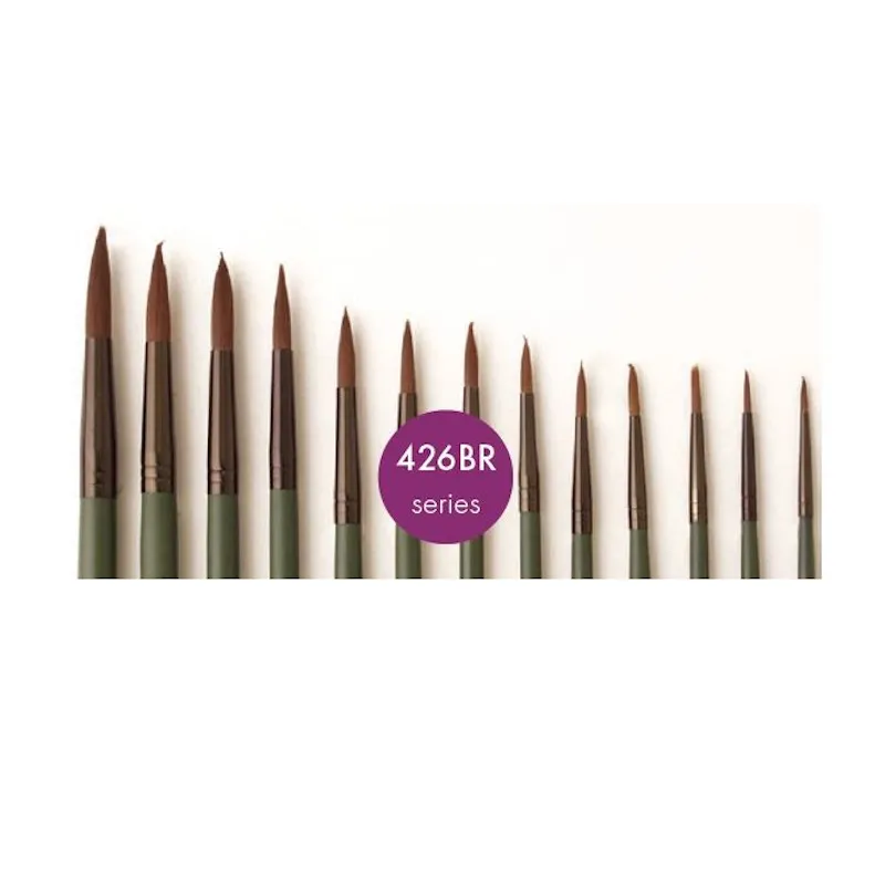 Pro-Art Nylon Brush Green Round (426BR)