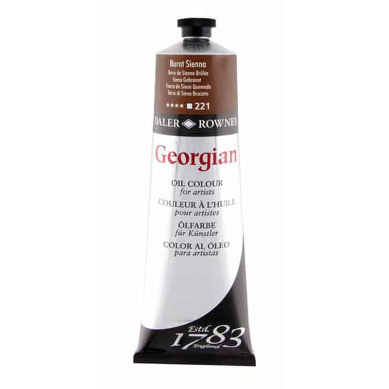 Daler Rowney Georgian Oil Paint 38ml (burnt sienna)