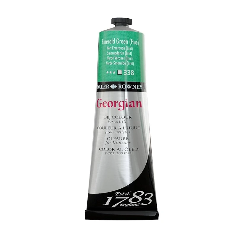Daler Rowney Georgian Oil Paint 38ml (emerald green (hue))