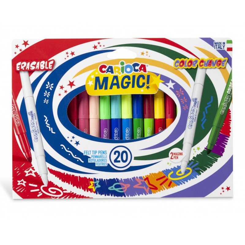 Carioca Magic Markers Fibre Pens (20)