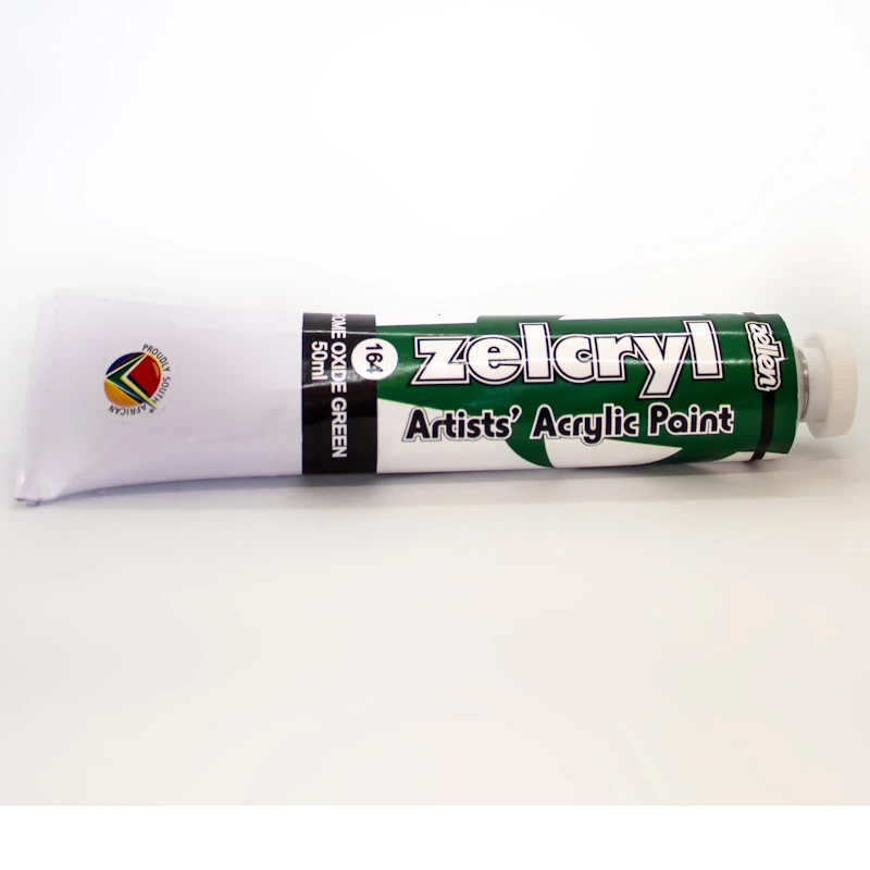 Zellen Zelcryl Acrylic Paint 50ml (chrome oxide green)