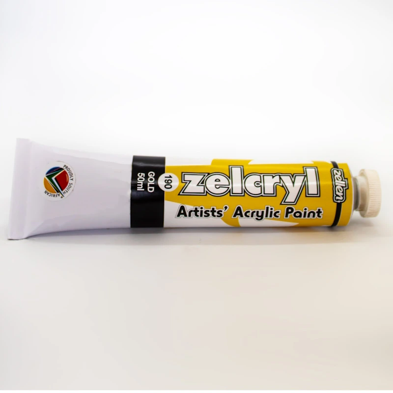 Zellen Zelcryl Acrylic Paint 50ml (gold)