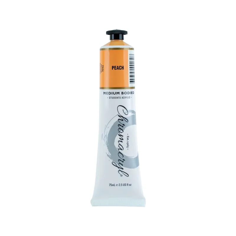 Chromacryl Student Acrylic Paint 75ml (peach)