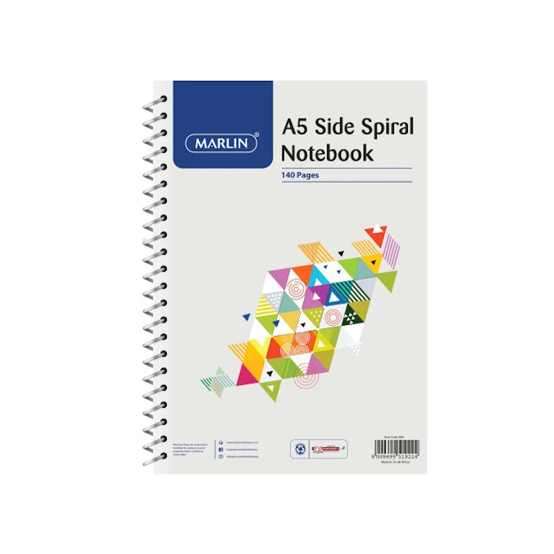 Marlin Shorthand Notebook FM Side Spiral A5 (140 pages)