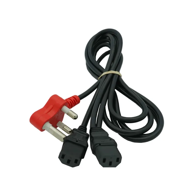 2 Way Power Cable with Dedicated Plug Top (red)