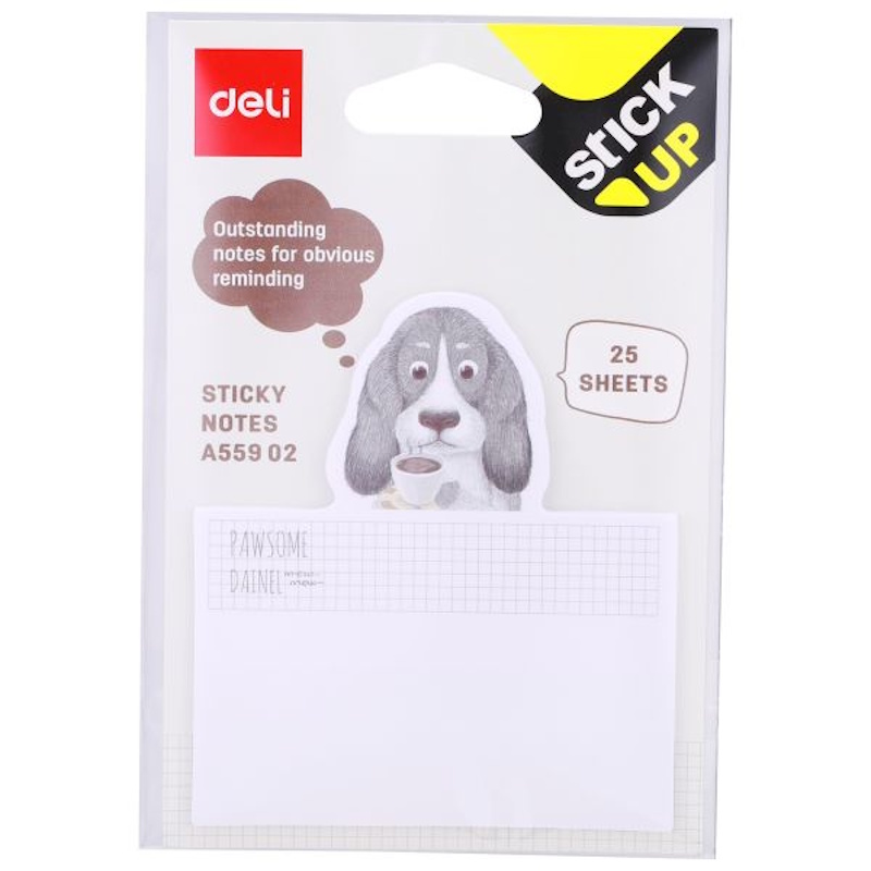 Deli Stick Up Sticky Notes 76 x 76mm (30) (A559b)