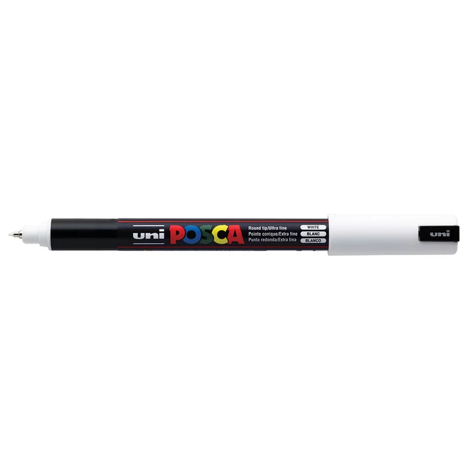 Posca PC-1MR Pin Type Paint Pen (0.7mm) (white (1))