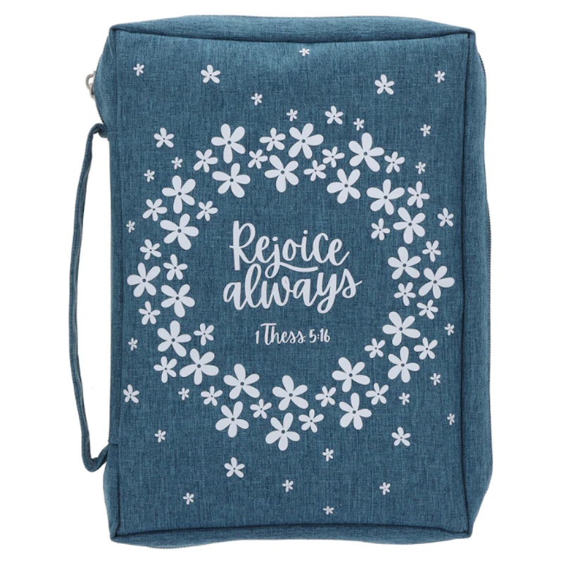 Rejoice Always Polyester Bible Bag Large (BBL855)