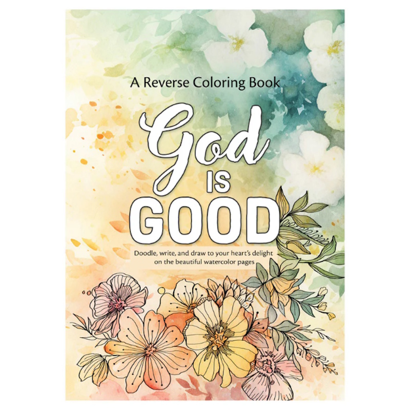 God is Good Adult Reverse Colouring Book (CLR193)