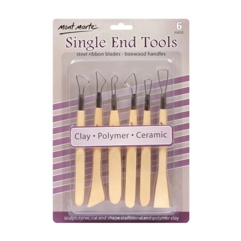 Mont Marte Single End Sculpting Tools (6 piece)