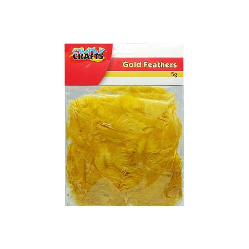 Crazy Craft Feathers (gold) (5g)