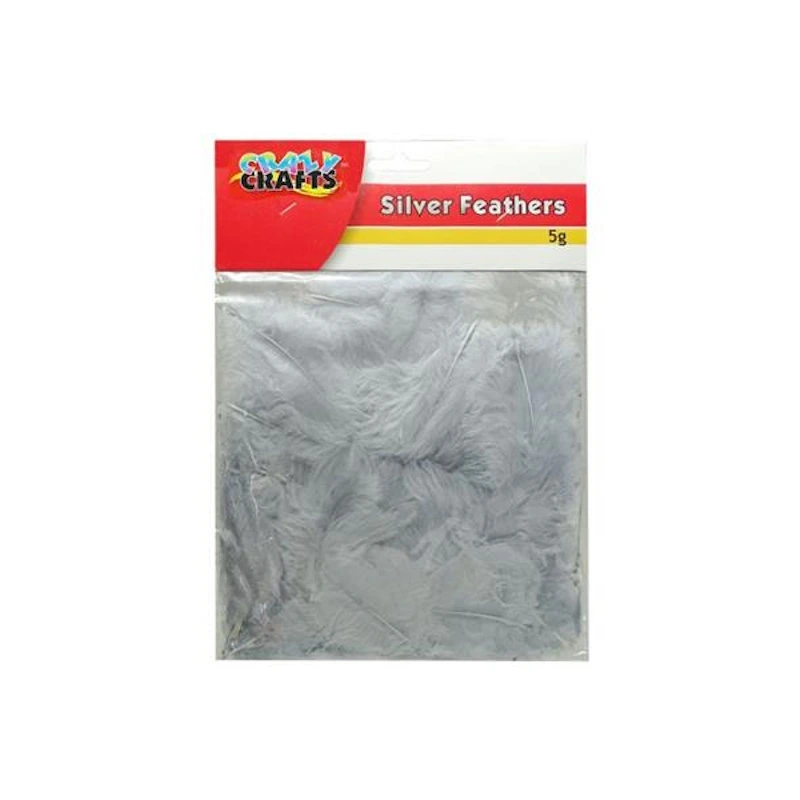 Crazy Craft Feathers (silver) (5g)