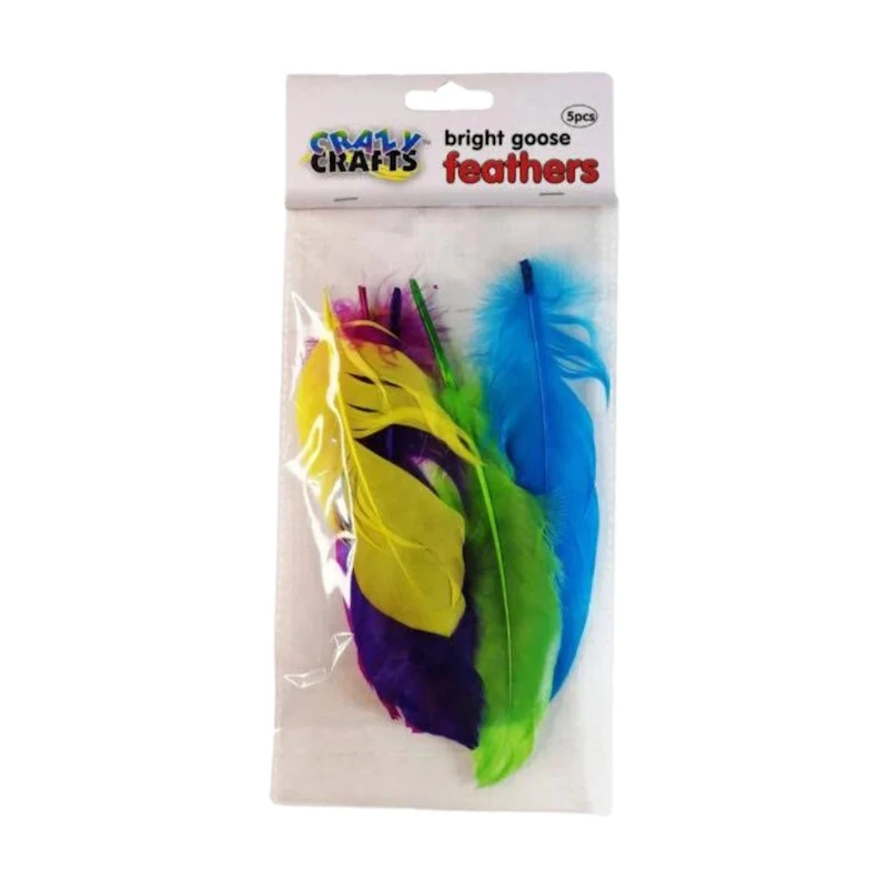 Crazy Craft Goose Feathers (bright)