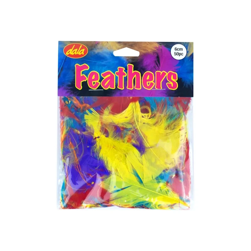 Dala Mixed Feathers 6cm (50)